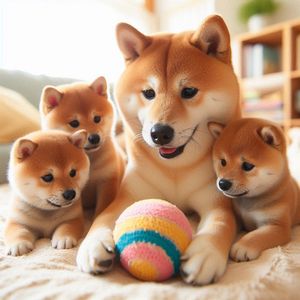 les bébés shiba inu