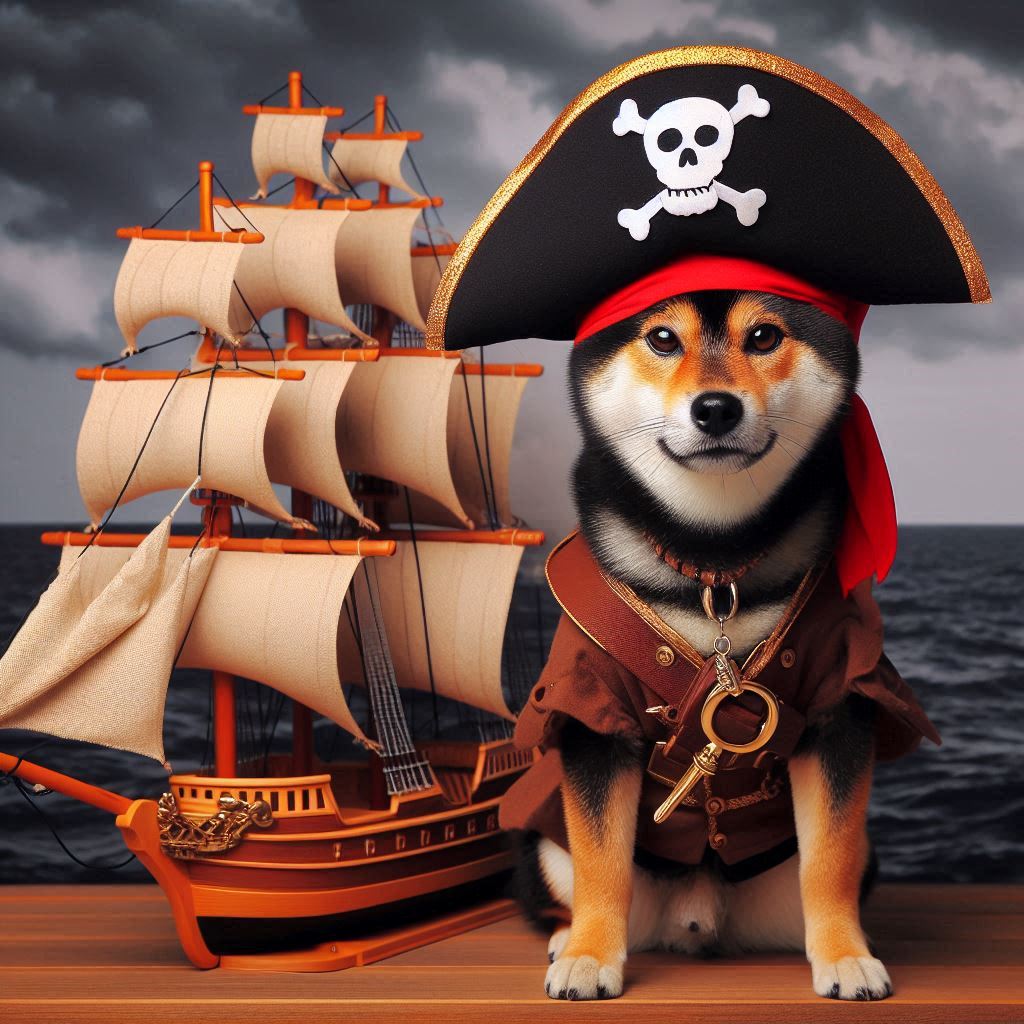 Shiba Inu pirate